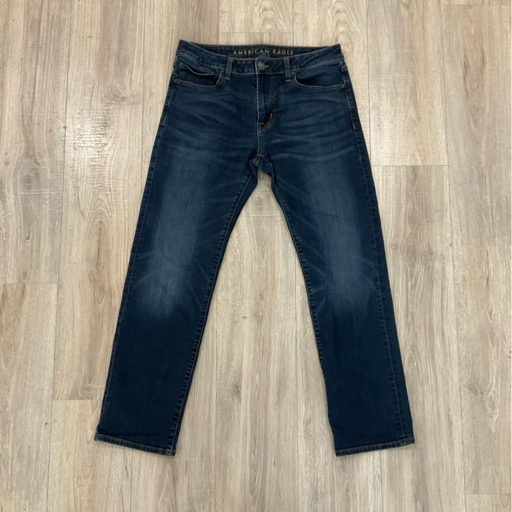 American Eagle flex Men's Deep Indigo Straight Jeans